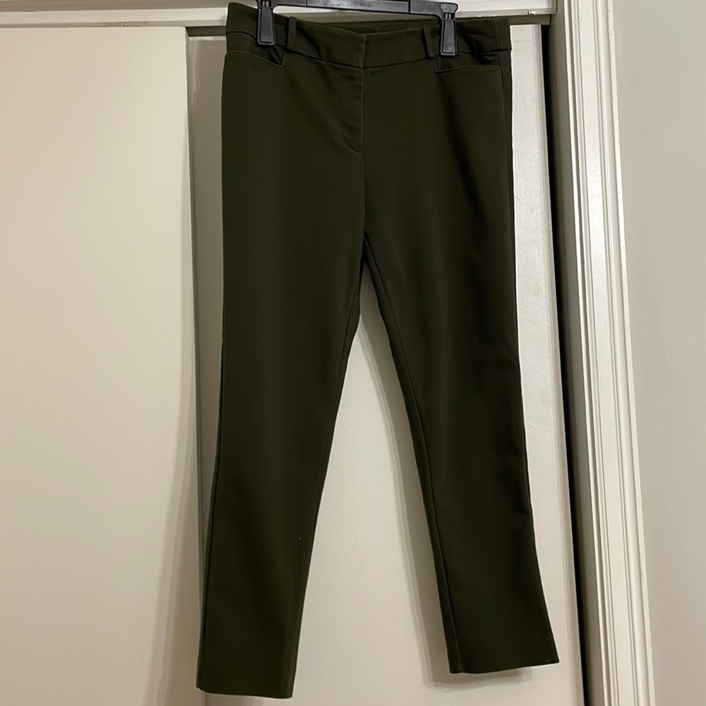 Loft size 10 olive green pant skinny